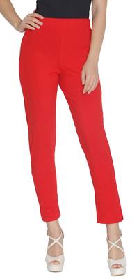  Lyra Red Free Size Kurti Pant 1