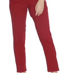  Lyra Maroon Free Size Kurti Pant