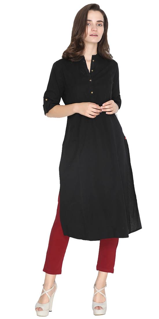  Lyra Maroon Free Size Kurti Pant