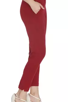  Lyra Maroon Free Size Kurti Pant