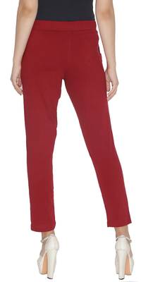  Lyra Maroon Free Size Kurti Pant 4