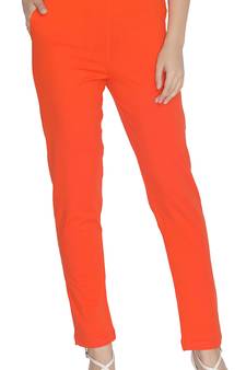  Lyra Orrange Free Size Kurti Pant