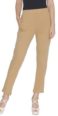  Lyra Beige Free Size Kurti Pant 1