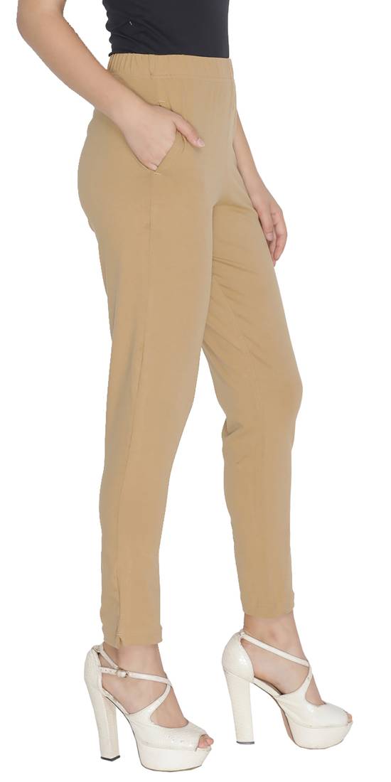  Lyra Beige Free Size Kurti Pant