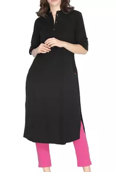  Lyra Light Pink Free Size Kurti Pant