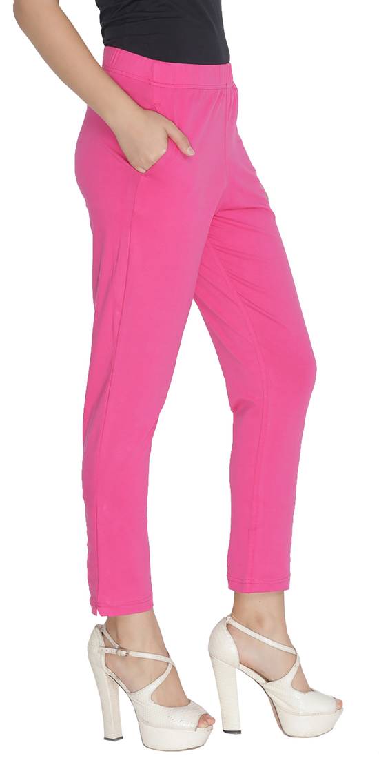  Lyra Light Pink Free Size Kurti Pant