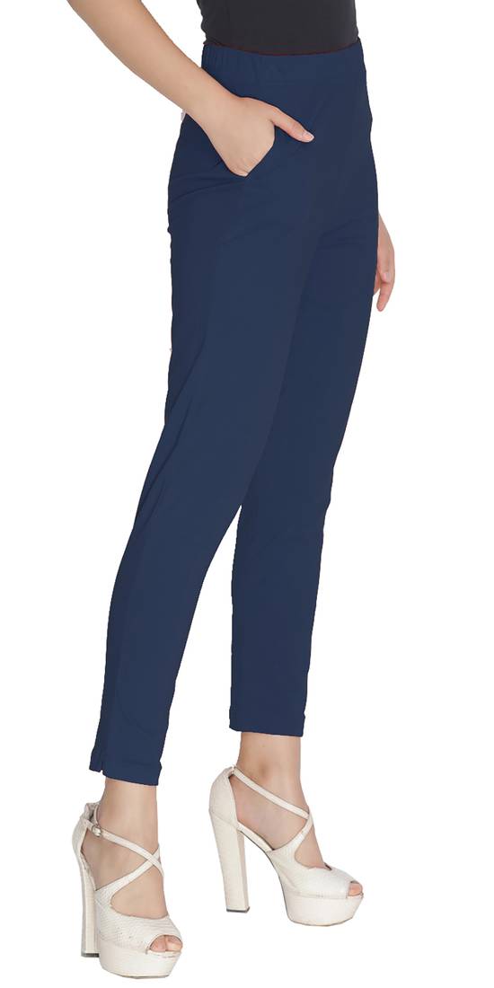 Lux Lyra Navy Free Size Kurti Pant