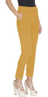  Lyra Rich Gold Free Size Kurti Pant 3