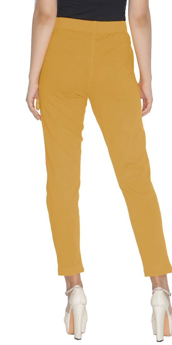  Lyra Rich Gold Free Size Kurti Pant