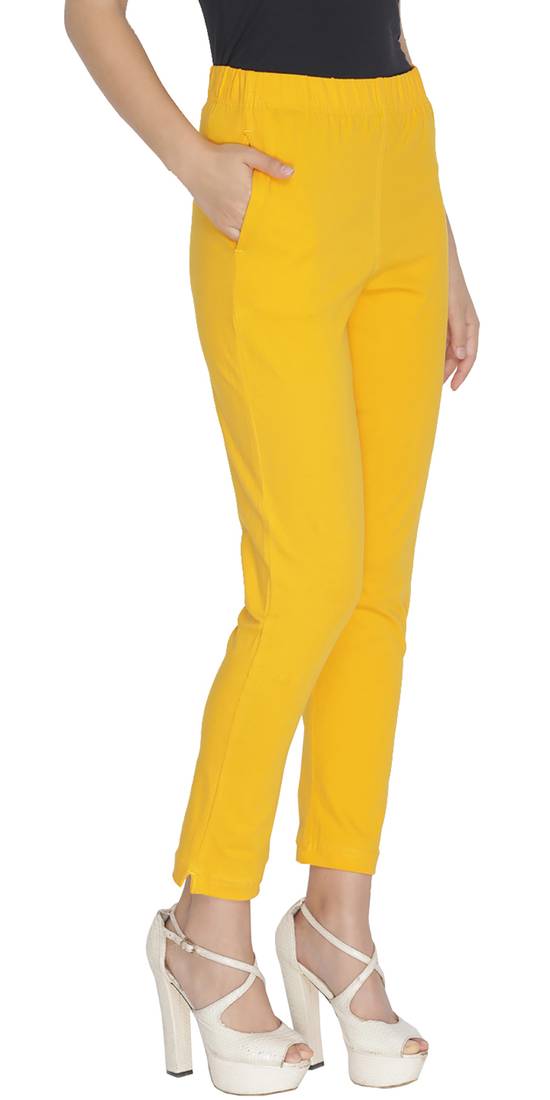 Lyra Yellow Free Size Kurti Pant