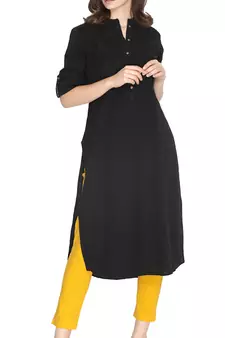 Lyra Turmeric Free Size Kurti Pant