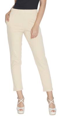  Lyra Cream Free Size Kurti Pant 1