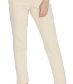  Lyra Cream Free Size Kurti Pant