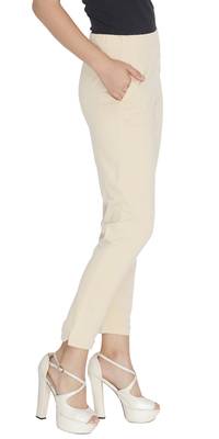  Lyra Cream Free Size Kurti Pant 3