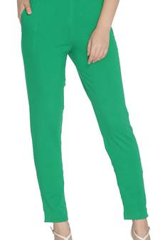  Lyra Forest Green Free Size Kurti Pant