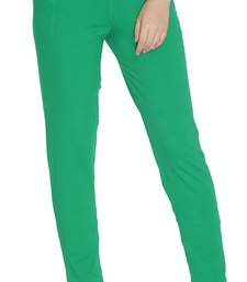  Lyra Forest Green Free Size Kurti Pant