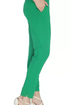  Lyra Forest Green Free Size Kurti Pant