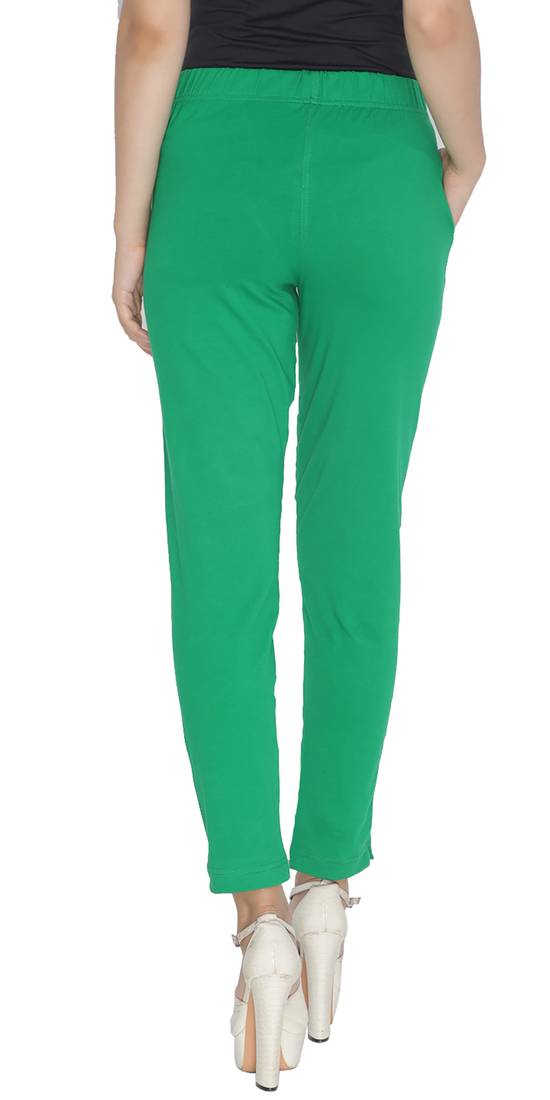  Lyra Forest Green Free Size Kurti Pant