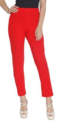  Lyra Tomato Red Free Size Kurti Pant 1
