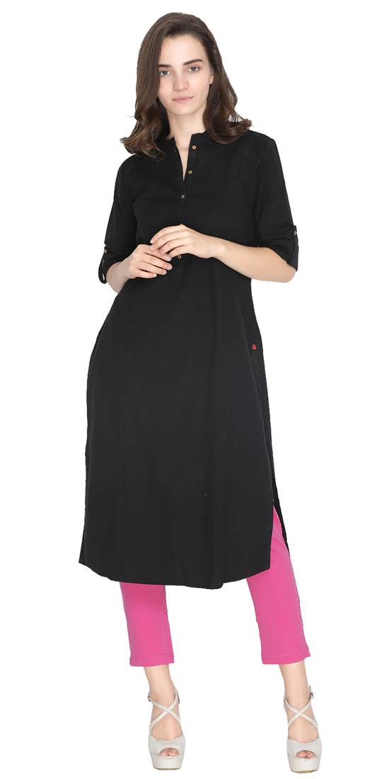  Lyra Candy Pink Free Size Kurti Pant