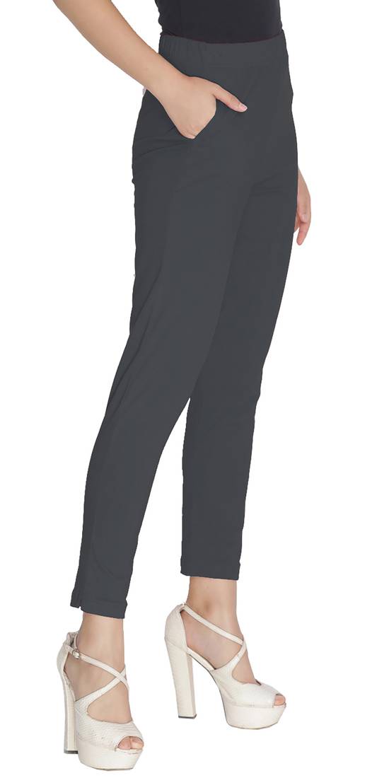  Lyra Smoke Grey Free Size Kurti Pant