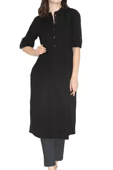  Lyra Smoke Grey Free Size Kurti Pant