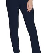  Lyra Midnight Navy Free Size Kurti Pant