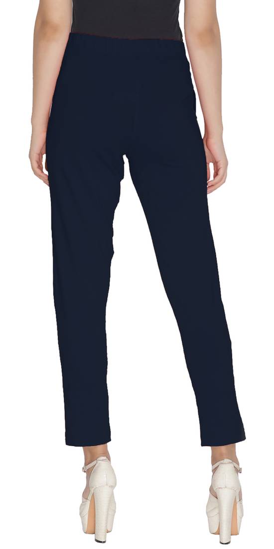  Lyra Midnight Navy Free Size Kurti Pant
