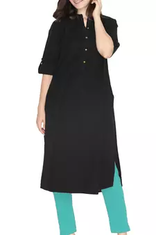  Lyra Mint Green Free Size Kurti Pant