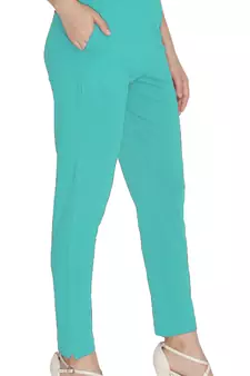  Lyra Mint Green Free Size Kurti Pant
