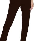  Lyra Coffee Brown Free Size Kurti Pant