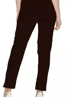  Lyra Coffee Brown Free Size Kurti Pant