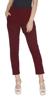  Lyra Medium Maroon Free Size Kurti Pant 1