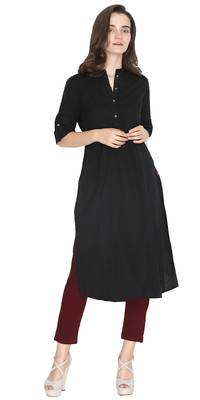  Lyra Medium Maroon Free Size Kurti Pant 2