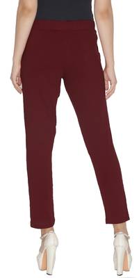  Lyra Medium Maroon Free Size Kurti Pant 4