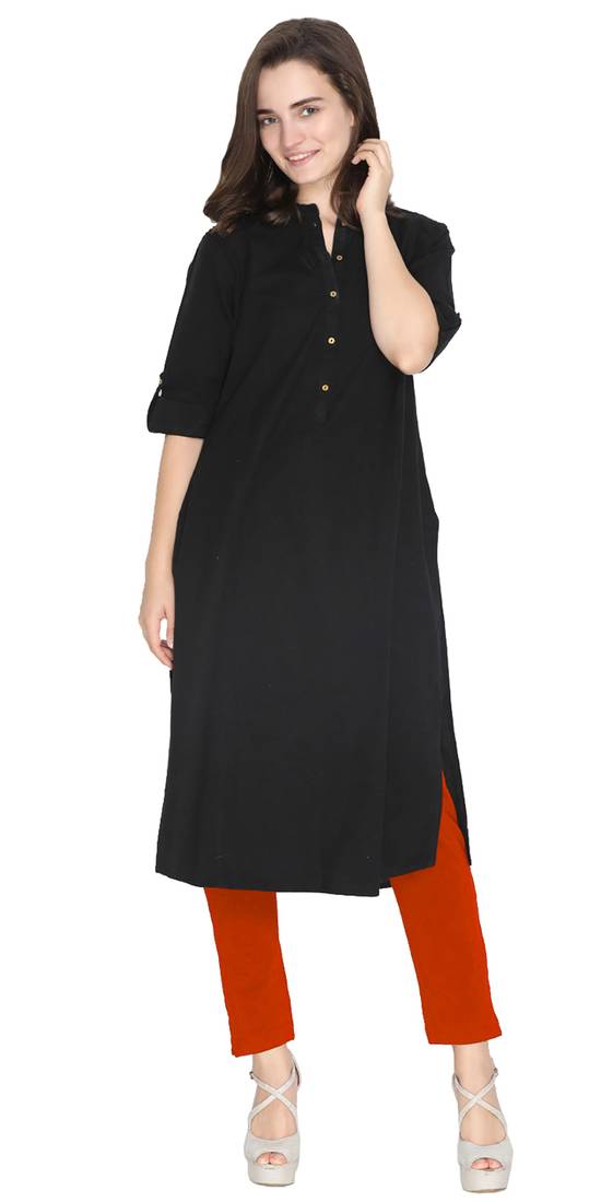 Lyra Brick Free Size Kurti Pant