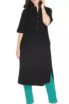  Lyra Aqua Green Free Size Kurti Pant