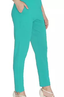  Lyra Aqua Green Free Size Kurti Pant