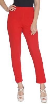  Lyra Chilli Red Free Size Kurti Pant 1
