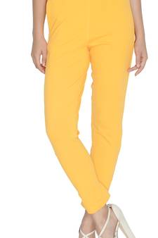  Lyra Pastel Yellow Free Size Kurti Pant
