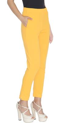  Lyra Pastel Yellow Free Size Kurti Pant 3