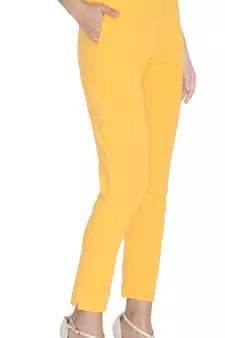  Lyra Pastel Yellow Free Size Kurti Pant