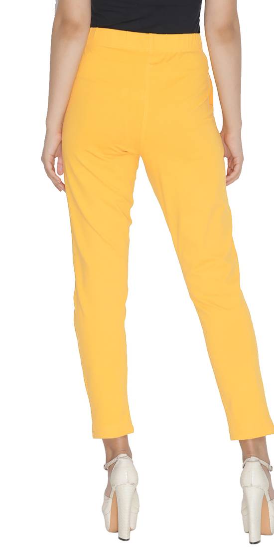  Lyra Pastel Yellow Free Size Kurti Pant