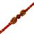 Simple Rudraksha Rakhi With Beads Multicolor Thread Rakhi For Raksha Bandhan