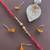 Beautiful Simple Pearl Rakhi With Beads Red Thread Rakhi For Raksha Bandhan