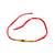 Beautiful Simple Pearl Rakhi With Beads Red Thread Rakhi For Raksha Bandhan