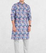 Men's Inde Print Kurta Set