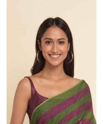 Suta Multi Striped Pure Cotton Saree 5
