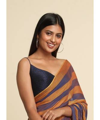 Suta Multi Striped Pure Cotton Saree 10