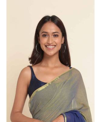 Suta Multi Colourblocked Cotton Blend Saree 2